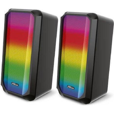Ηχεία Υπολογιστή Element SP-80BT RGB Bluetooth/AUX/3.5mm 5W black